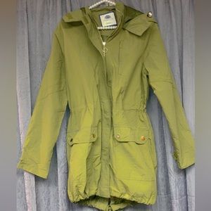 Green hoodie coat size medium